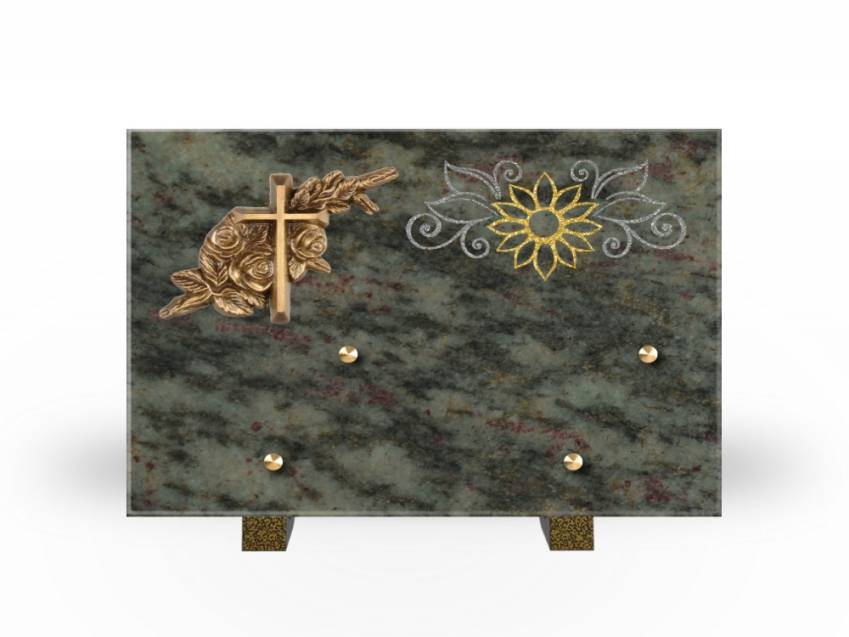 Plaque Granit Rectangle souvenir