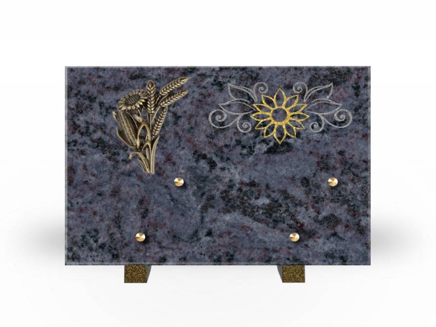 Plaque Granit Rectangle souvenir