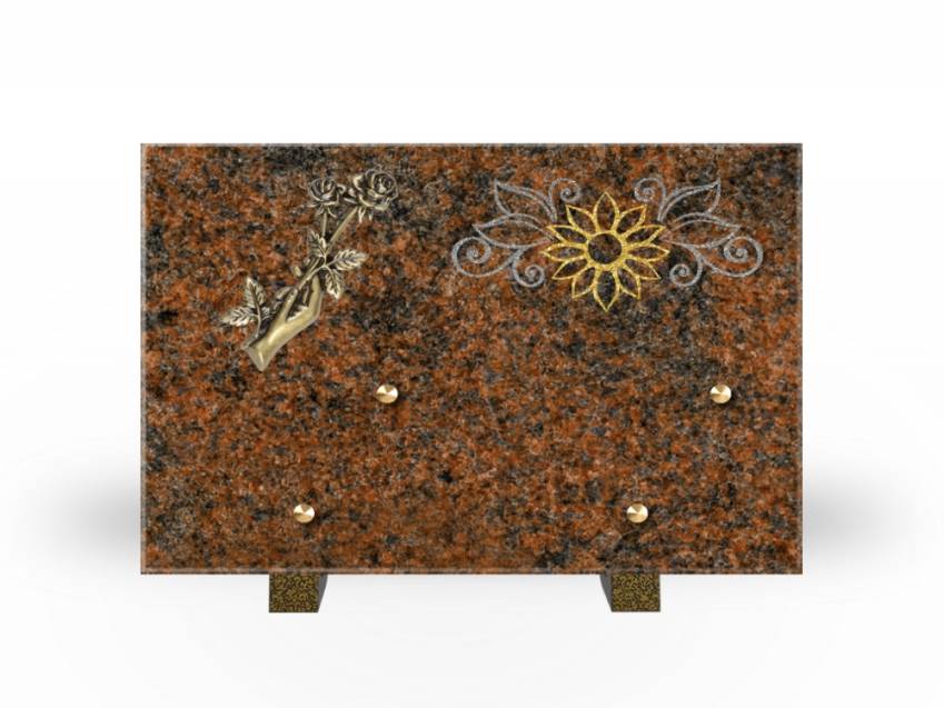 Plaque Granit Rectangle souvenir