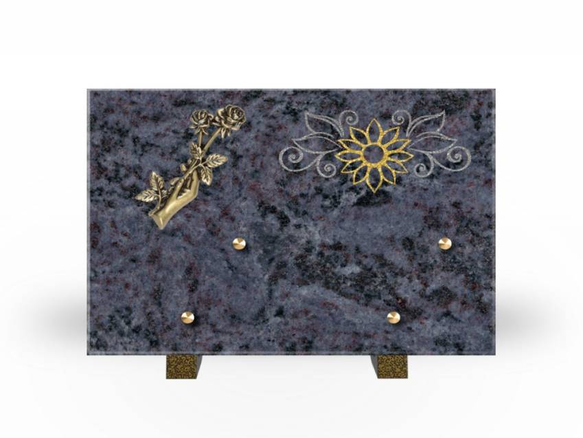 Plaque Granit Rectangle souvenir