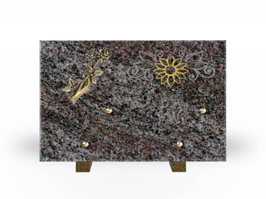 Plaque Granit Rectangle souvenir