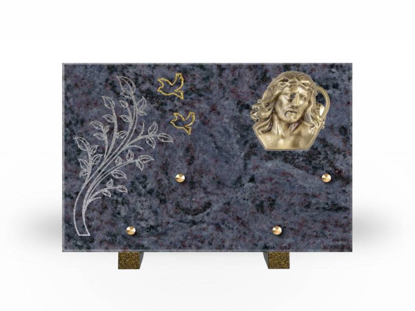 Plaque Granit Rectangle souvenir