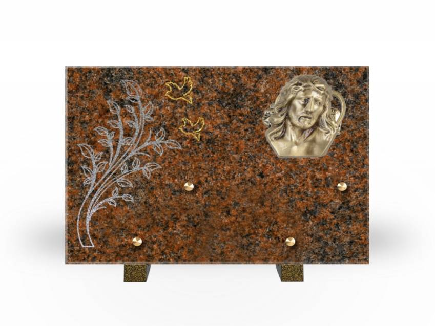 Plaque Granit Rectangle souvenir