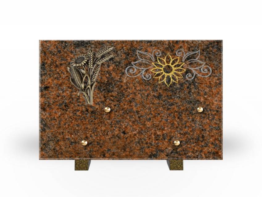 Plaque Granit Rectangle souvenir