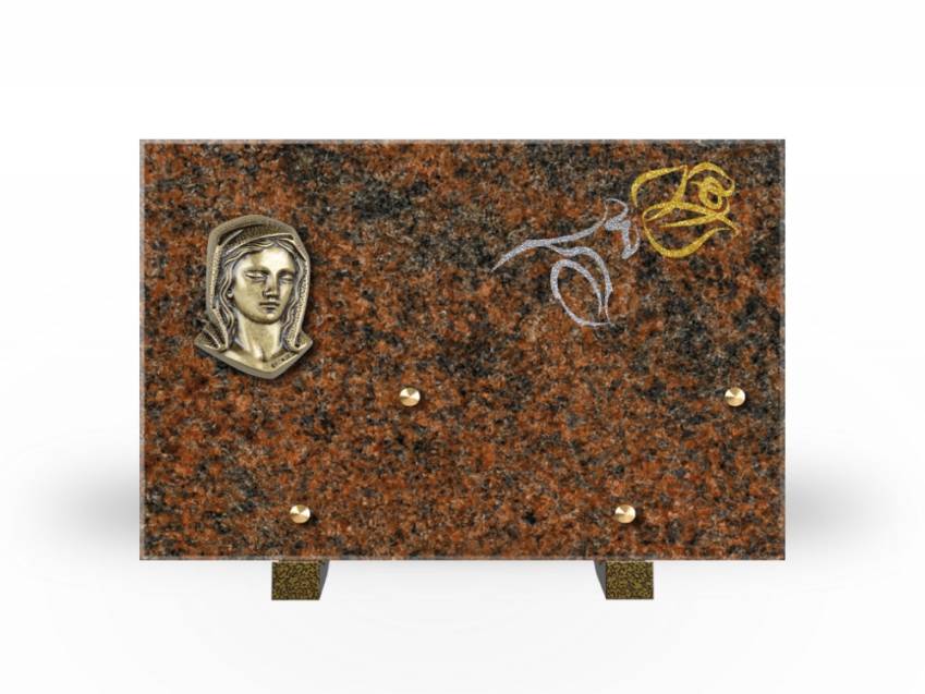 Plaque Granit Rectangle souvenir