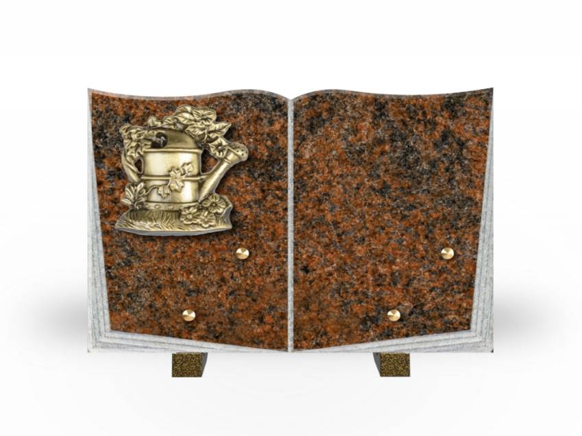 Granite Plaque Tribute Book.