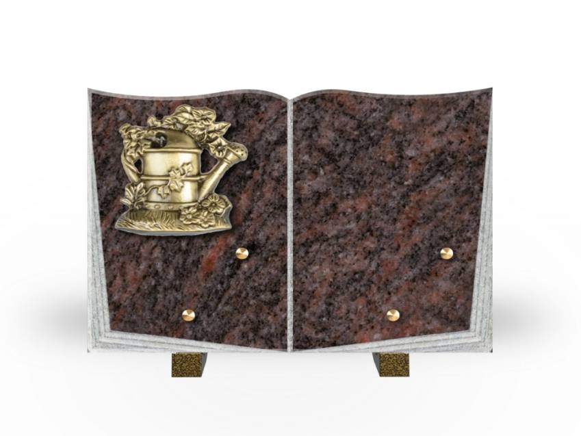 Granite Plaque Tribute Book.