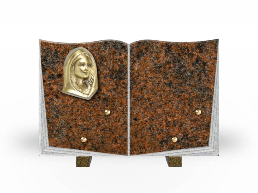 Granite Plaque Tribute Book.