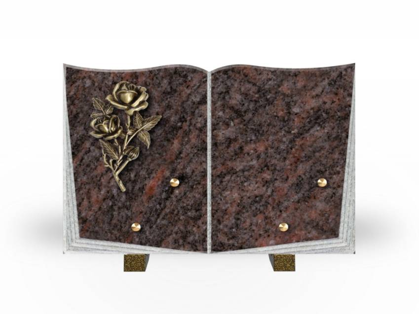 Granite Plaque Tribute Book.