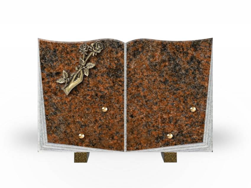 Granite Plaque Tribute Book.