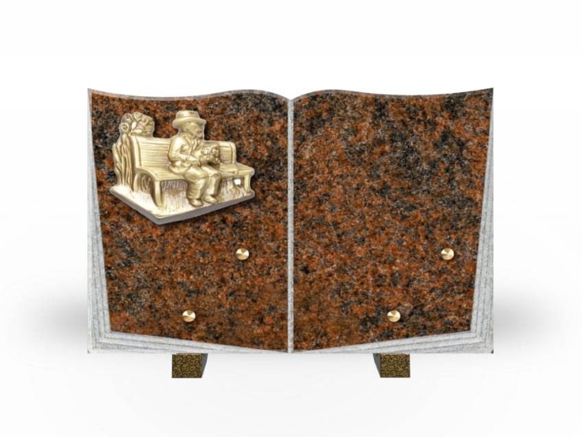 Granite Plaque Tribute Book.