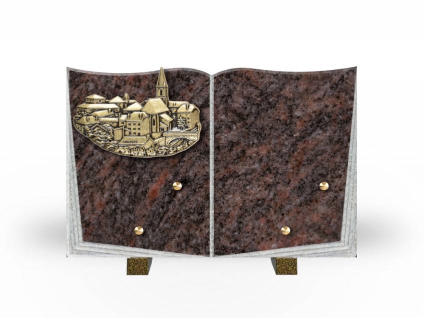 Granite Plaque Tribute Book.