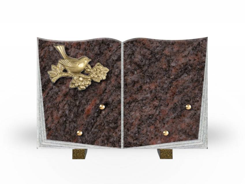 Granite Plaque Tribute Book.