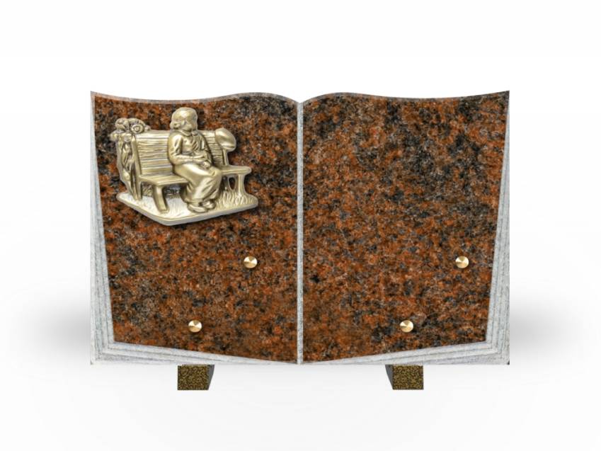 Granite Plaque Tribute Book.