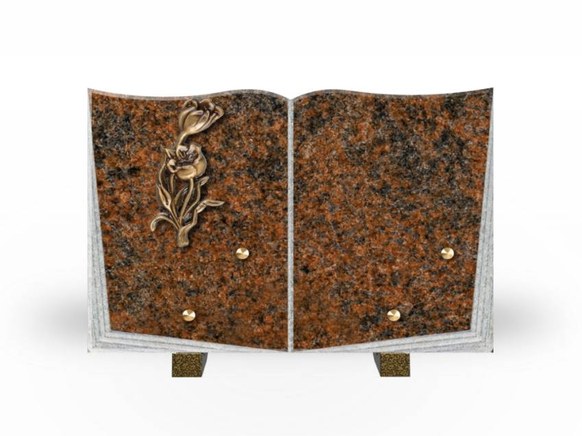 Granite Plaque Tribute Book.