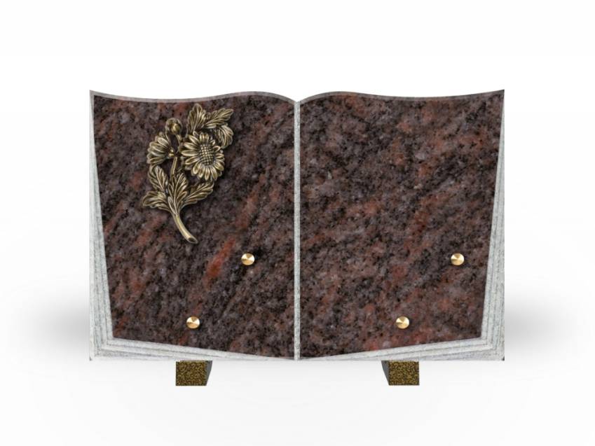 Granite Plaque Tribute Book.