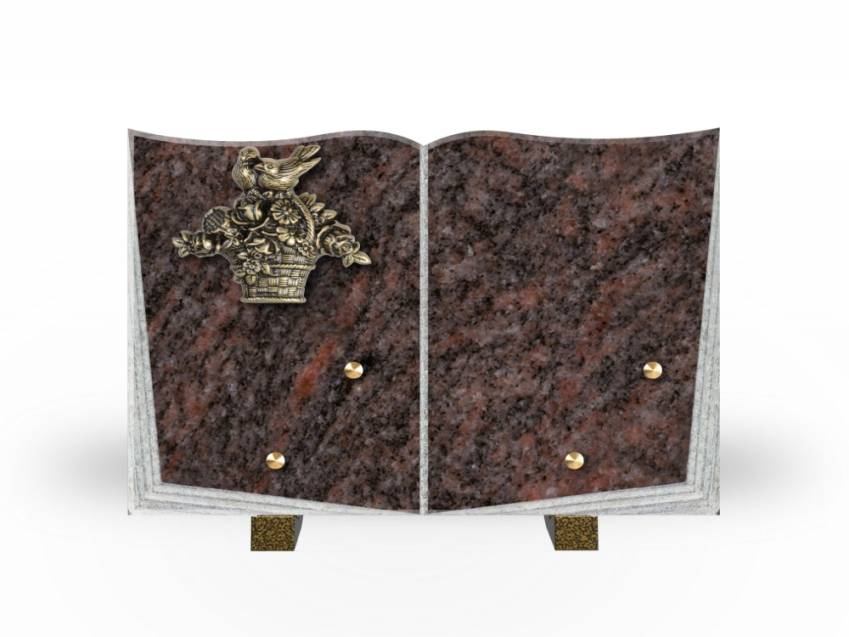 Granite Plaque Tribute Book.