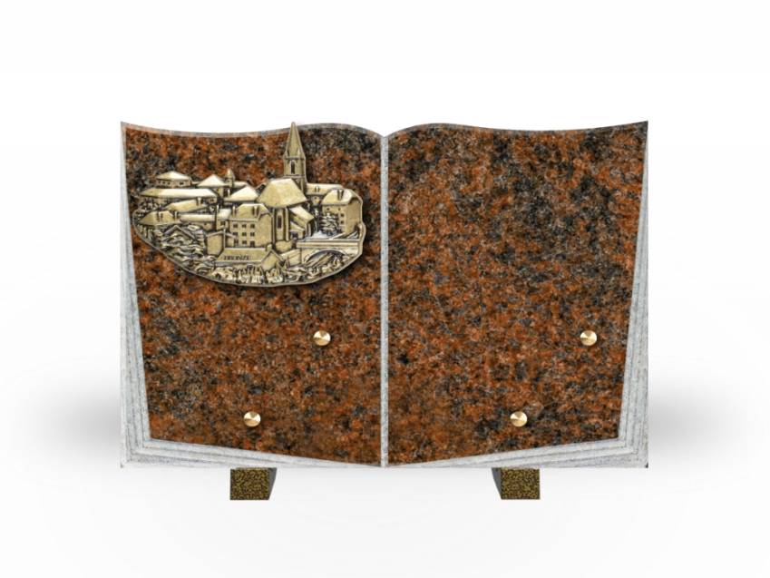 Granite Plaque Tribute Book.