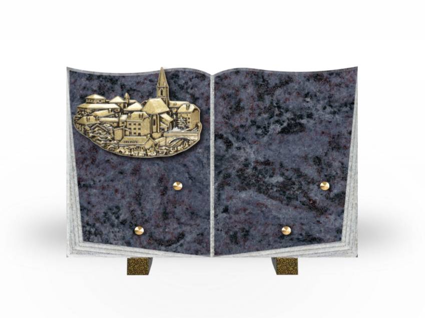 Granite Plaque Tribute Book.