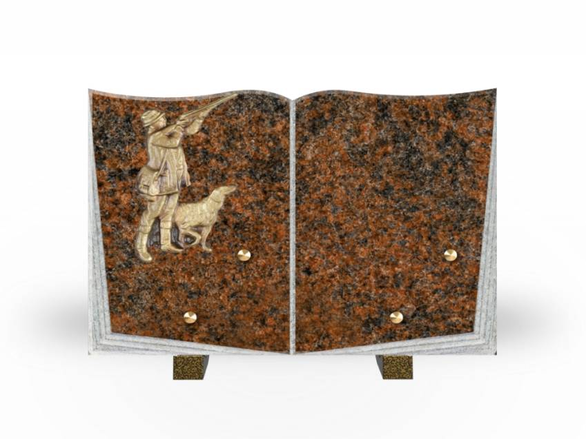 Granite Plaque Tribute Book.