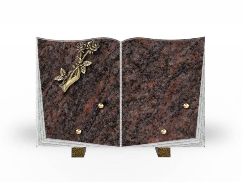 Granite Plaque Tribute Book.