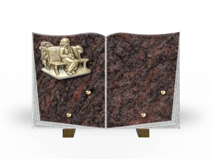 Granite Plaque Tribute Book.