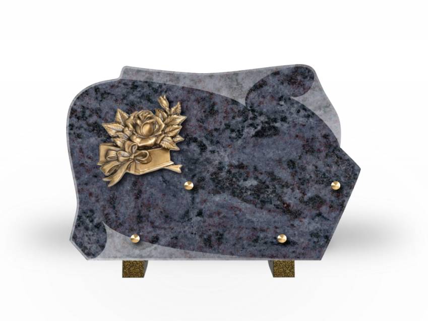 Handmade Granite Memorial Plaque