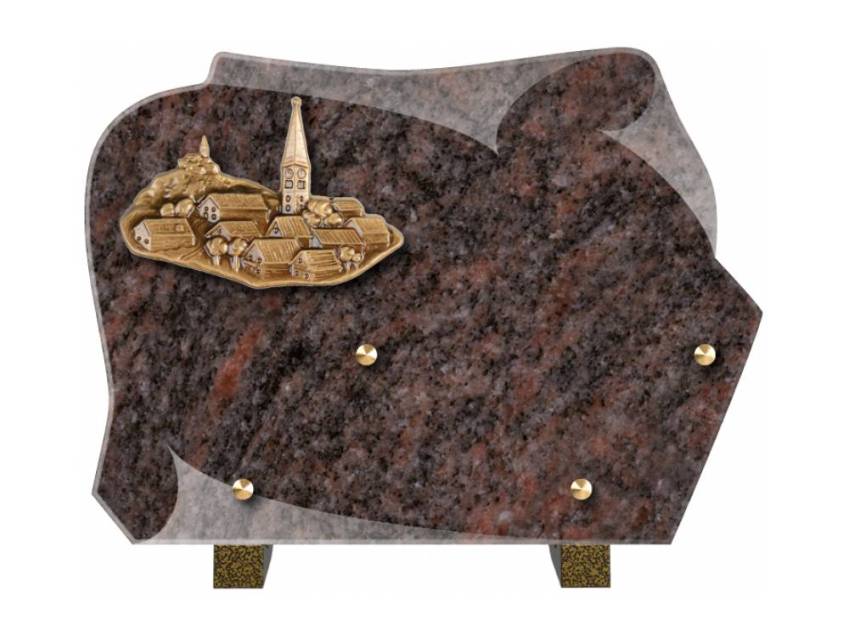 Handmade Granite Memorial Plaque