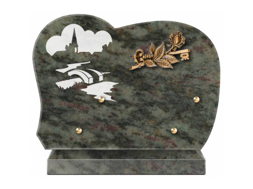 Handmade Granite Memorial Plaque