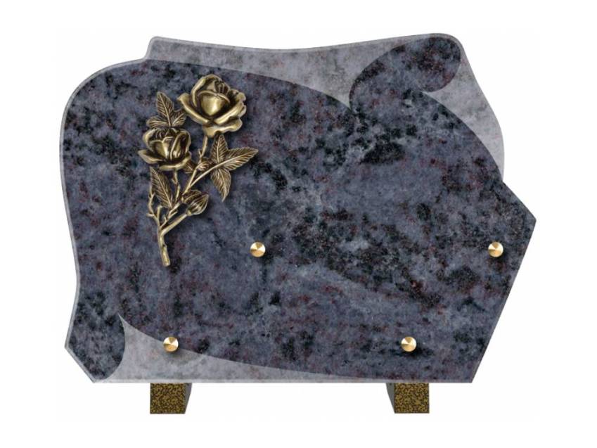 Handmade Granite Memorial Plaque