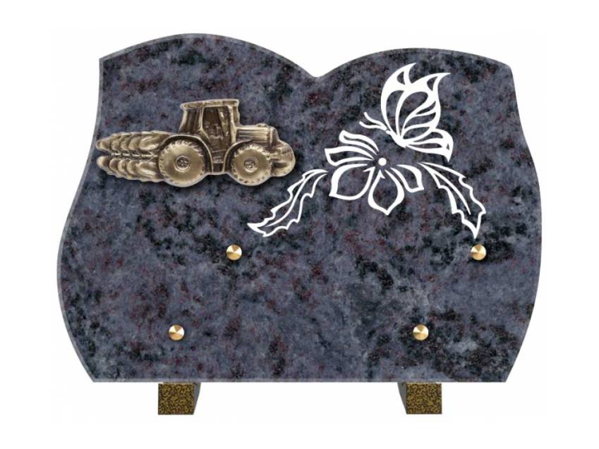 Handmade Granite Memorial Plaque