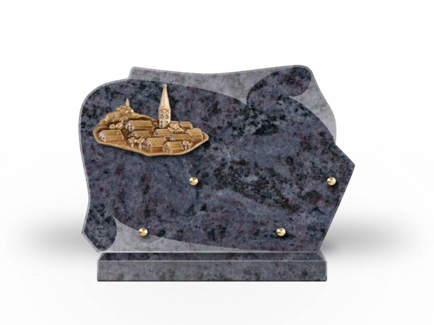 Handmade Granite Memorial Plaque