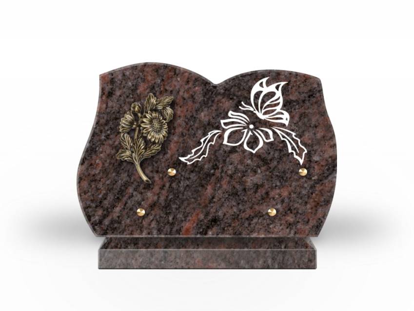 Handmade Granite Memorial Plaque