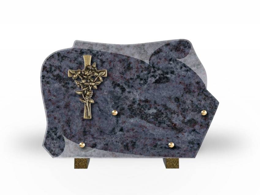 Handmade Granite Memorial Plaque