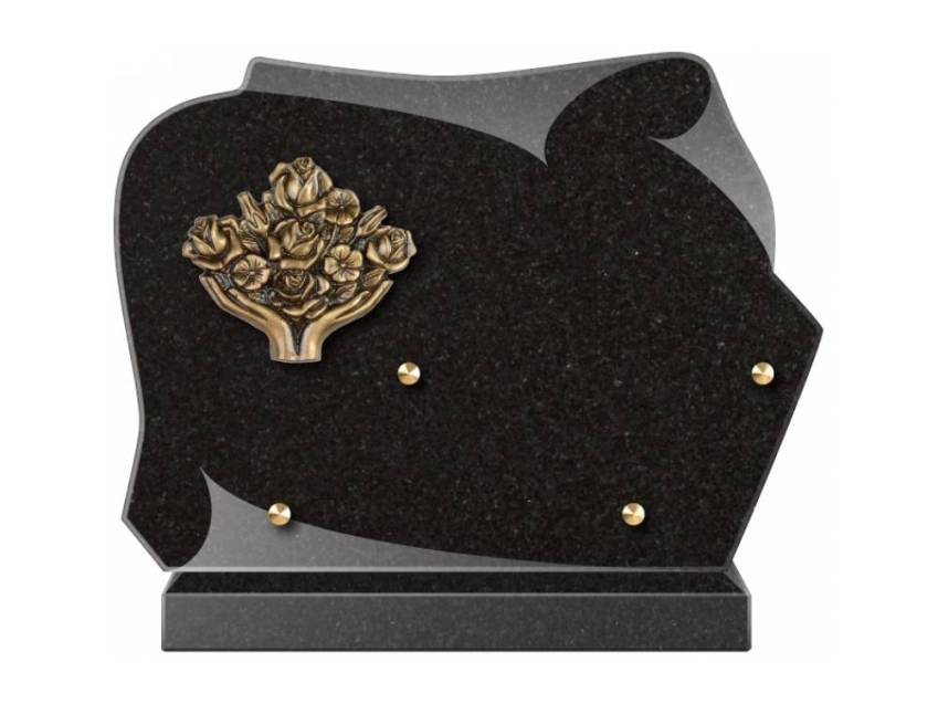 Handmade Granite Memorial Plaque