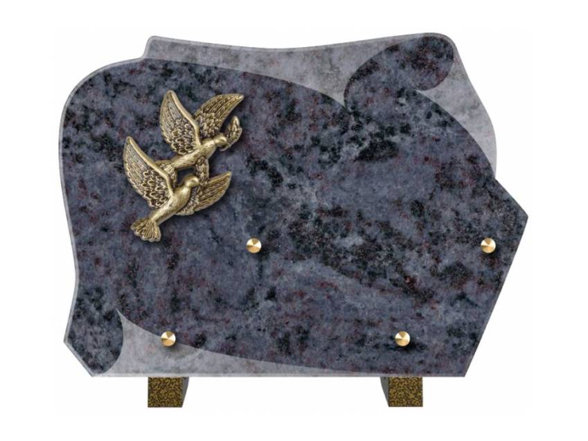 Handmade Granite Memorial Plaque