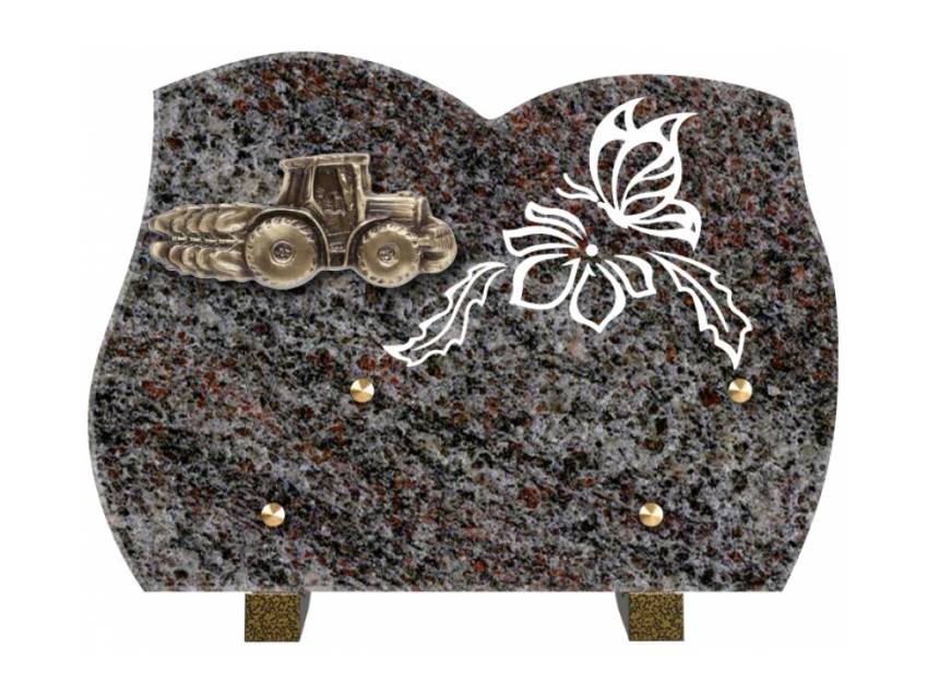 Handmade Granite Memorial Plaque