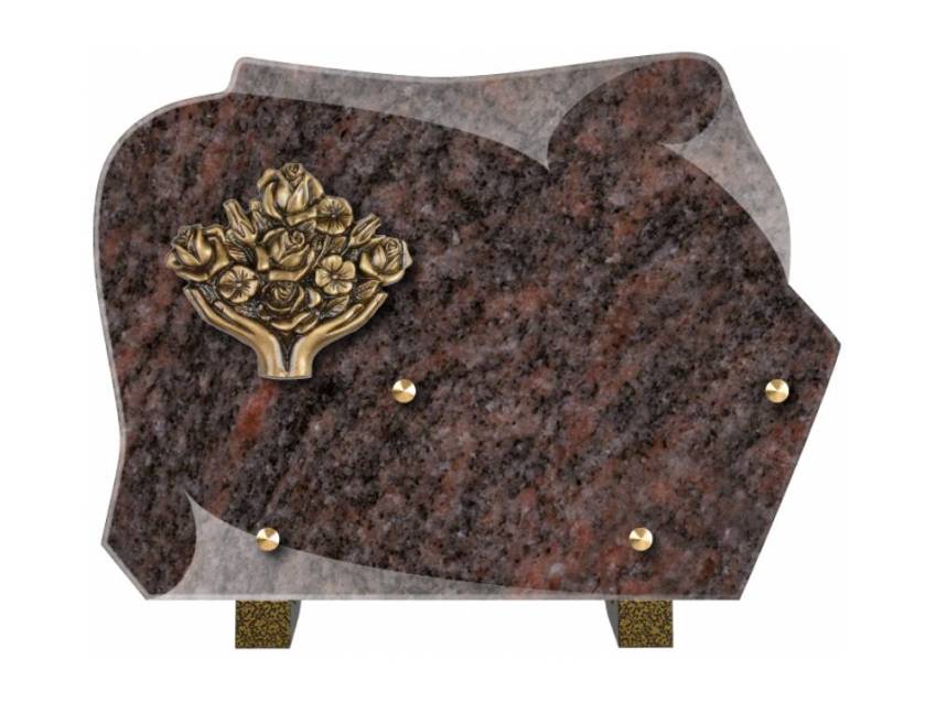 Handmade Granite Memorial Plaque