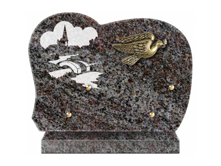 Handmade Granite Memorial Plaque