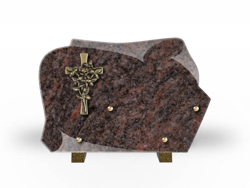 Handmade Granite Memorial Plaque