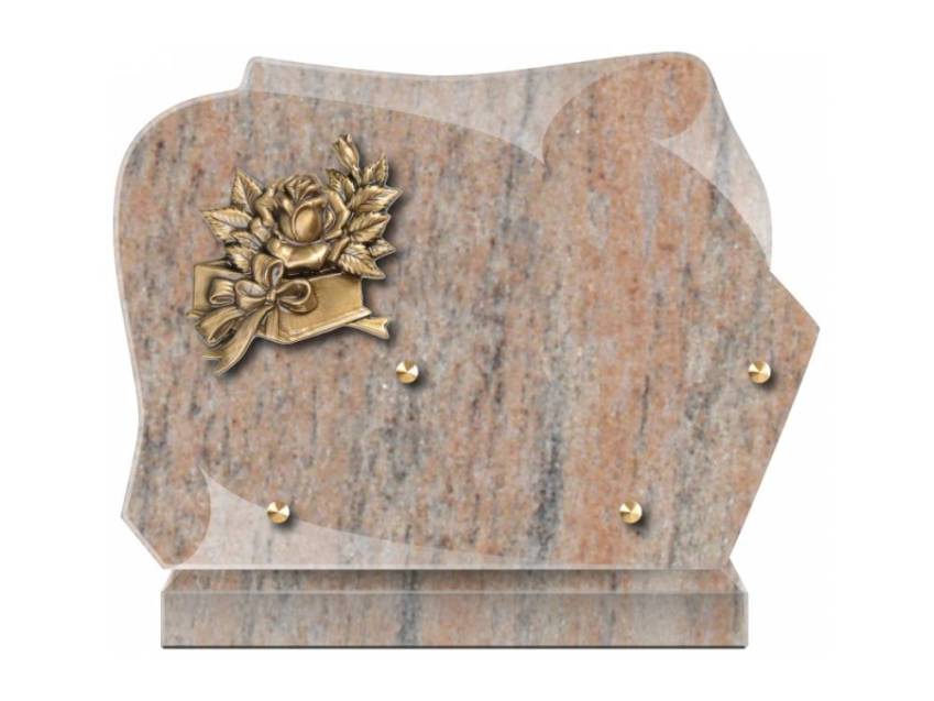 Handmade Granite Memorial Plaque