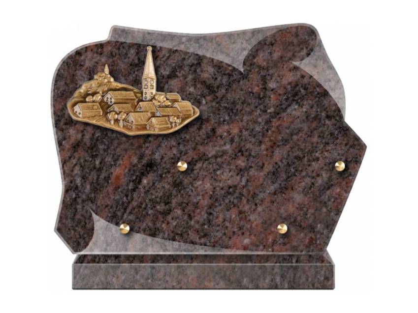 Handmade Granite Memorial Plaque