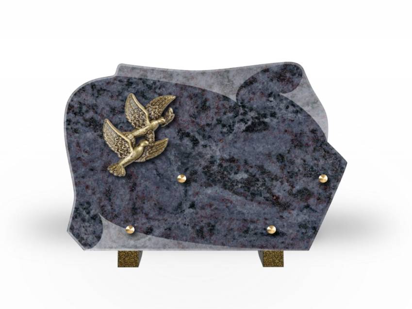 Handmade Granite Memorial Plaque