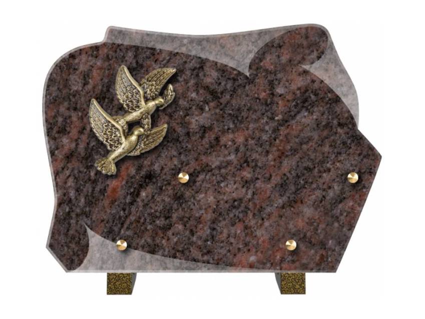 Handmade Granite Memorial Plaque