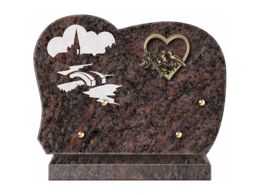 Handmade Granite Memorial Plaque