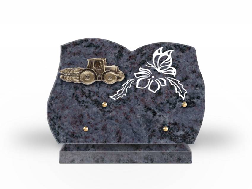 Handmade Granite Memorial Plaque