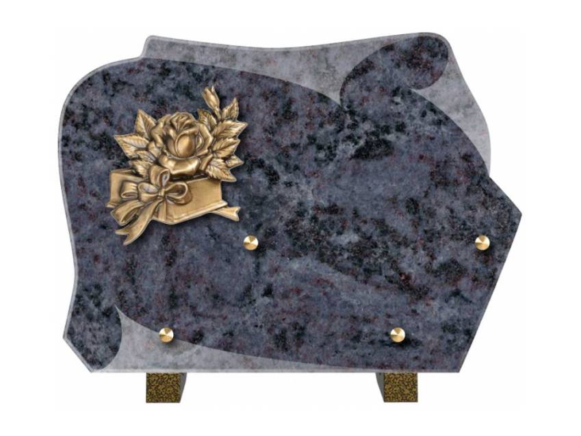 Handmade Granite Memorial Plaque