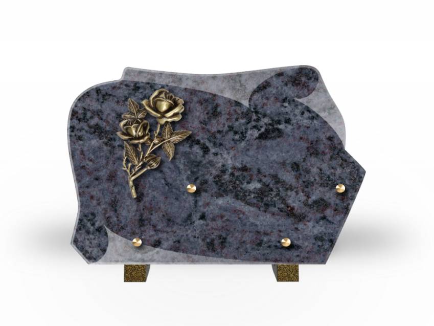 Handmade Granite Memorial Plaque