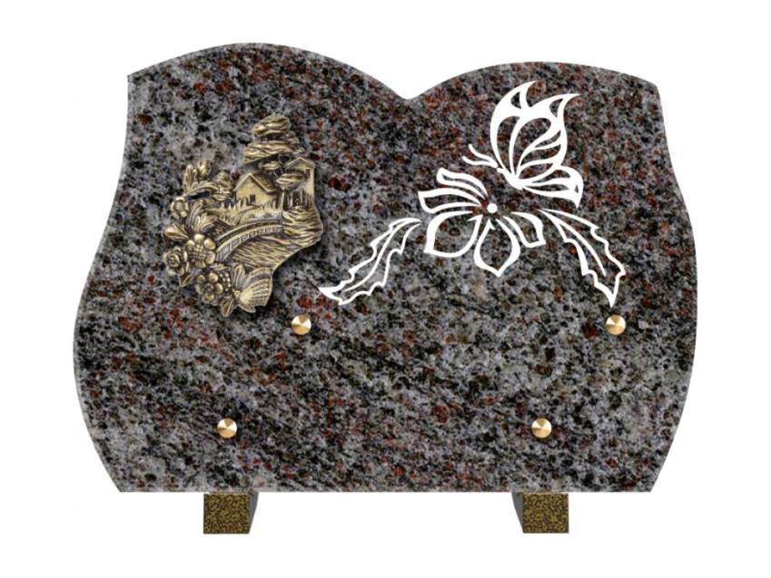 Handmade Granite Memorial Plaque