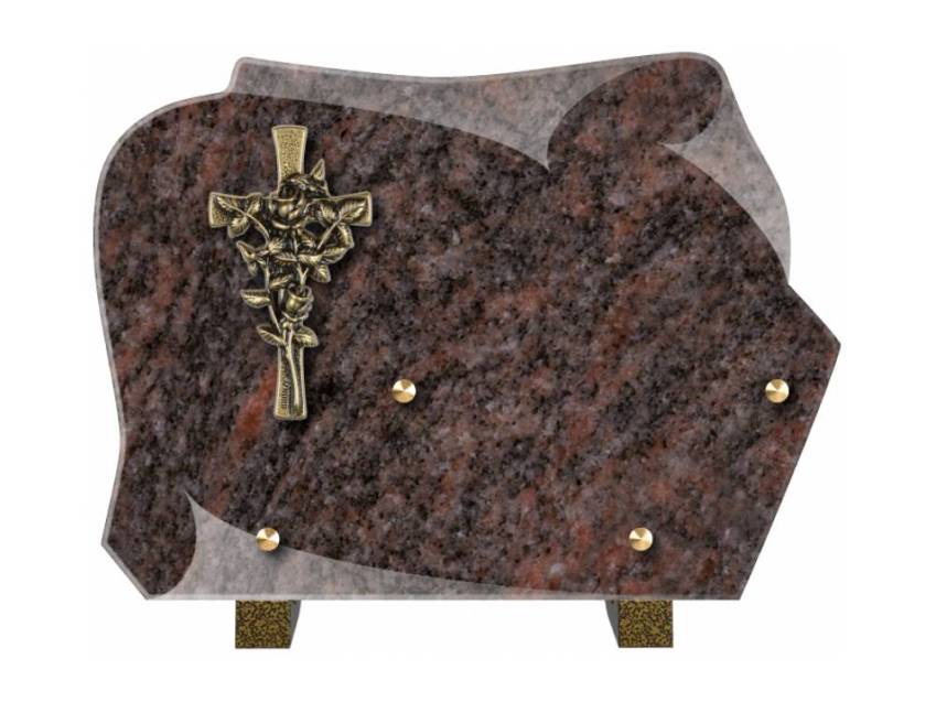 Handmade Granite Memorial Plaque